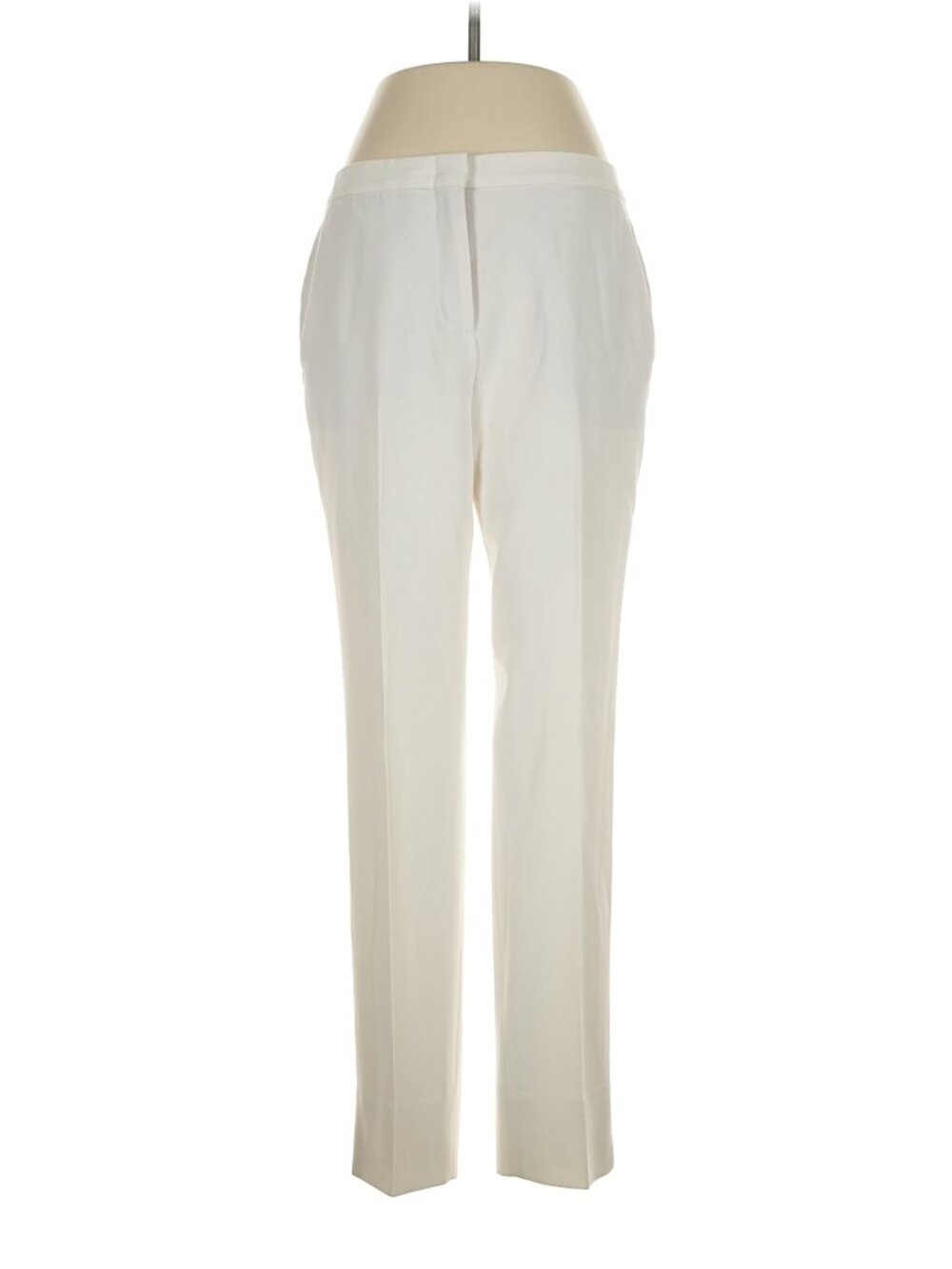 BCBGMAXAZRIA Off White Slim Tailored Trousers Pants - NO FLAWS!